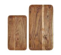 House Doctor Bandeja Wood 2 piezas Natur