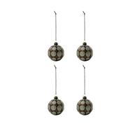 House Doctor Bolas de Navidad Auro Ø8 cm. 4-pack Marrón