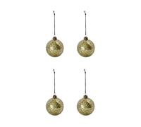 House Doctor Bolas de Navidad Chosen Ø8 cm. 4-pack Oro
