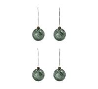 House Doctor Bolas de Navidad Chosen Ø8 cm. 4-pack Verde
