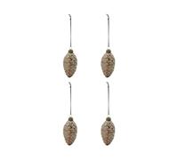 House Doctor Bolas de Navidad Cona Ø5.5 cm. 4-pack Marrón