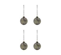 House Doctor Bolas de Navidad Mente Ø8 cm. 4-pack Gris