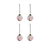 House Doctor Bolas de Navidad Star Ø6 cm. 4-pack Rojo
