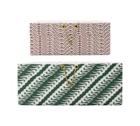 House Doctor Cajas de almacenamiento Keep rojo-verde 2 piezas