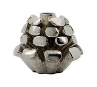House Doctor Candelabro Pine Cone Ø7.5 cm Plata antigua
