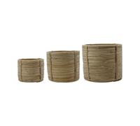 House Doctor Cesta Linder 3 piezas Natur
