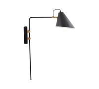 House Doctor - Club Aplique de Pared 22cm Negro