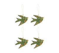 House Doctor Colgante decorativo Humi 4-pack Verde