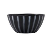 House Doctor Cuenco Line Ø12 cm Negro-marrón