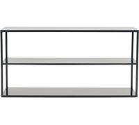 house doctor Estante bajo de metal negro