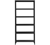 house doctor Estantería de 6 niveles, acero negro