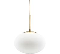 house doctor Lámpara colgante de cristal blanco