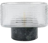 house doctor Lámpara de mesa de mármol verde