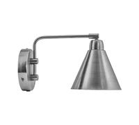 House Doctor Lámpara de pared Game en plata cepillada Pequeño. 30 cm