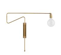 House Doctor Lámpara de pared Swing. latón grande. 70 cm