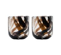 House Doctor Portavelas Home Ø9 cm set de 2 Marrón oscuro