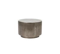 House Doctor - Rota Mesa de sofá H35 Ø50 Brushed Silver