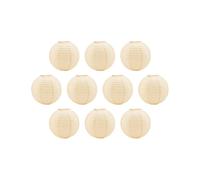 House Doctor Set de 10 pantallas de lámpara Soni sand Ø15 cm