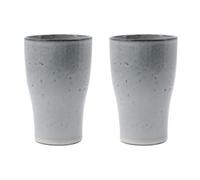 House Doctor Set de 2 tazas térmicas Liss 14 cm gris claro