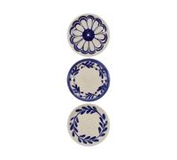 House Doctor Set de 3 platos Diva Ø13 cm Azul