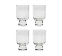 House Doctor Set de 4 copas Rich con pie 23 cl Transparente