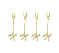 House Doctor Tenedor de servir Serve 4-pack Oro antiguo
