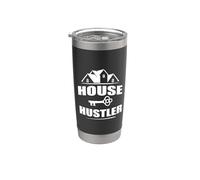 House Hustler Agente inmobiliario de bienes raíces Vaso térmico de acero inoxidable de doble pared