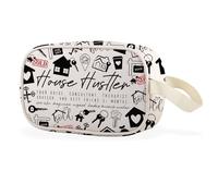 House Hustler - Bolsa de maquillaje transparente para regalo de bienes raíces, regalo para agentes inmobiliarios, Hustler Cbag Eu, Multifuncional: