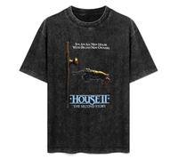 House II The Second Story V1 Horror Movie Poster 1987 Unisex T-Shirt Printed tee Graphic Top Men Black Shirt 3XL