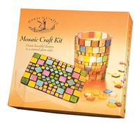 HOUSE- Kit Tiles Hobby Craft - Juego de iniciación para Manualidades, único, Idea de Regalo, Individual, Multicolor, Trinket Box, Glass, Mosaic Pieces, PVA, Grout (Artstat HHJ480)