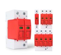 House Lightning Surge Protector AC SPD 1P 2P 3P 4P 40KA 60KA 220V 385V AC Protective Low-voltage Arrester Device(1P,385V 30-60KA)
