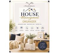 House Management Organizer: The Ultimate All-in-One Household Planner & Home Binder for Budgeting, Meal Planning, Cleaning Schedules, Family Organization & Home Management | 8.5 X 11 IN