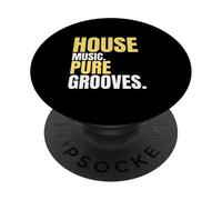 House Music Funky Clásico Soulful PopSockets PopGrip Adhesivo