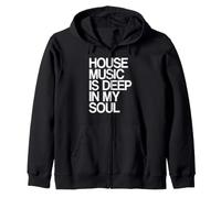 House Music Is Deep In My Soul Festival Rave Sudadera con Capucha