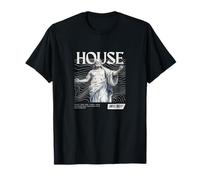 House Música Estética Estatua Griega Abstracto EDM Camiseta