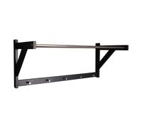 House Nordic Armario Padova Con Bandeja Trasera Negro 78x34 CM Ropa Dress