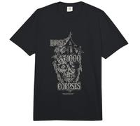 House of 1000 Corpses Distressed Skull & House Horror Movie Comfort Colors Adult Heavyweight T-Shirt