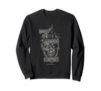 House of 1000 Corpses Distressed Skull & House Horror Movie Sudadera