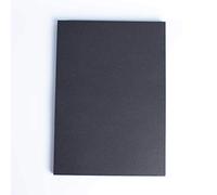 House of Card & Papel HCP455 A5 160 gsm tarjeta - negro (Pack de 100)