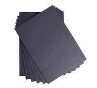 House of Card & Papel HCP456 A5 220 gsm tarjeta - negro (Pack de 100)