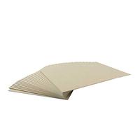 House of Card & Paper - Cartulina (papel kraft, 1500 micras, 945 g/m², tamaño A4, 50 hojas), color gris