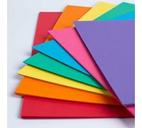 House of Card & Paper Cartulinas A4 de 210 g/m², color arcoíris (paquete de 50 hojas)
