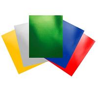 House of Card & Paper - Cartulinas de aluminio, A4, 240 g/m², colores surtidos, 30 hojas