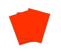 House of Card & Paper Papel de colores A4 de 80 g/m², naranja (paquete de 50 hojas) HCP51