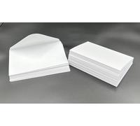 House of Card & Paper Paquete de 50 tarjetas arrugadas A5 de 250 g/m² y sobres C5 a juego