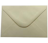 House of Card & Paper - Sobres para tarjetas con bordes rectos, color Cream/Ivory (Pack of 50) C6