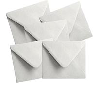 House of Card & Paper - Sobres para tarjetas con bordes rectos, color White (Pack of 25) C5
