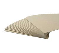 House of Card & Paper Tablero de papel kraft gris de 1500 micras, 945 g/m², 6 x 6 pulgadas, 24 hojas por paquete, HCP480
