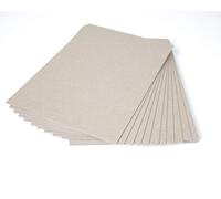 House of Card & Paper Tablero de papel kraft gris de 1500 micras, 945 g/m², tamaño A2, 5 hojas por paquete, HCP477