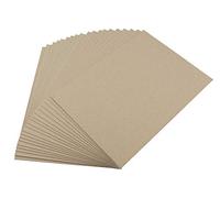 House of Card & Paper Tablero de papel kraft gris de 1500 micras, 945 g/m², tamaño A4, 20 hojas por paquete, HCP472